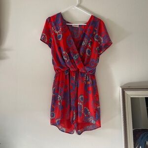 Women vibrant summer romper